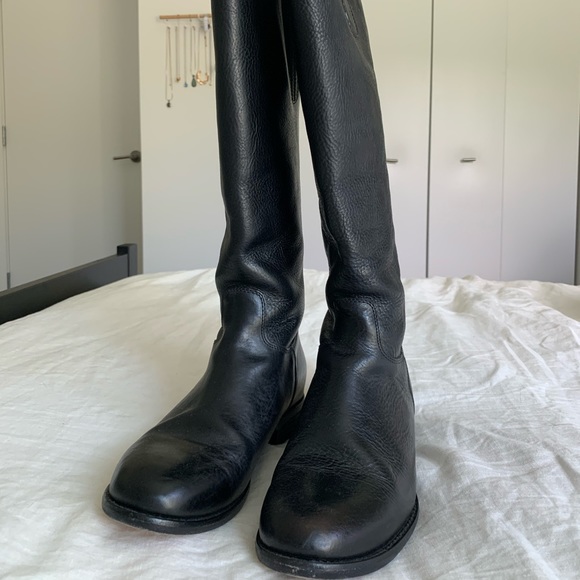 Ariat Black Leather Riding Boots - Picture 5 of 10